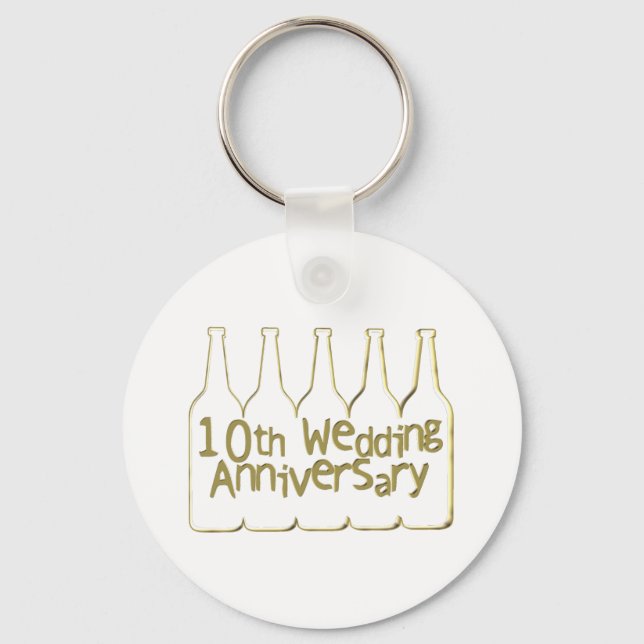 10th wedding anniversary ht key ring (Front)
