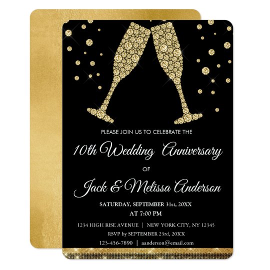 25th Anniversary  Invitations  Announcements  Zazzle co uk 