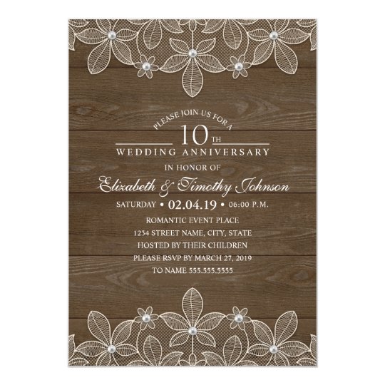 10th Wedding Anniversary Cards Invitations Zazzle co uk 10th Wedding Anniversary Cards Invitations Zazzle co uk