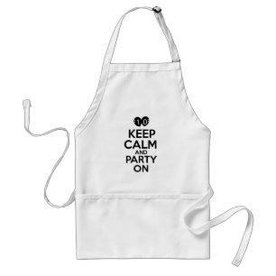 10th year birthday designs standard apron