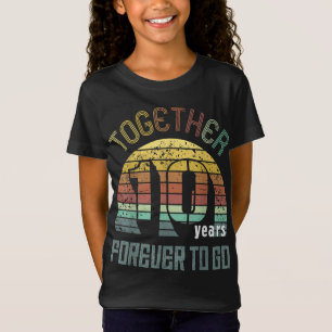 10th Years Wedding Anniversary Gifts For Couples M T-Shirt
