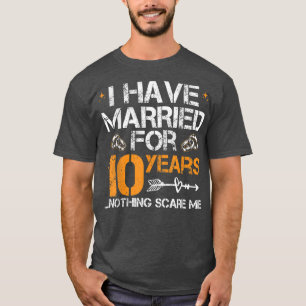 10th Years Wedding Anniversary Matching Men Women T-Shirt