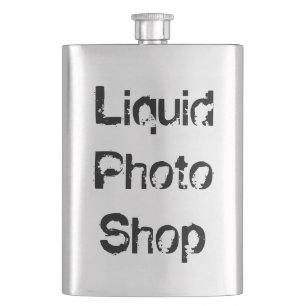 10tshirts.com Customisable Flask Liquid Photo Shop