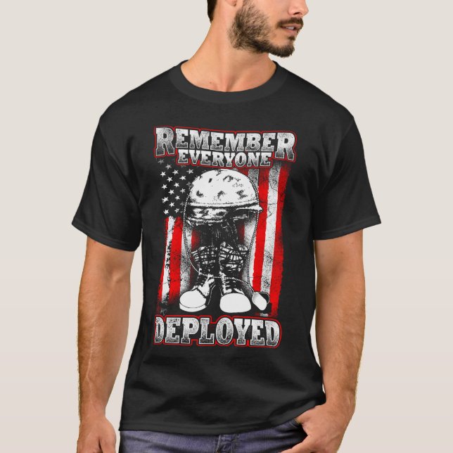 10tshirts.com RF2 Remember Everyone Deployed T-Shirt (Front)