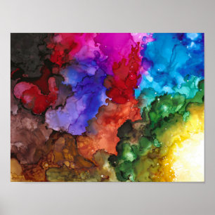 10x13" COVID Pandemic in Colors  Poster