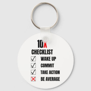 10X Checklist 9  Key Ring