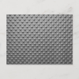 11031 TOUGH STEEL TEXTURED METAL PATTERN BACKGROUN POSTCARD