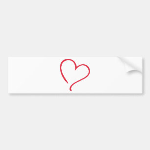 1104_heart_PA_00_1clr_50cm_300dpi.png Bumper Sticker