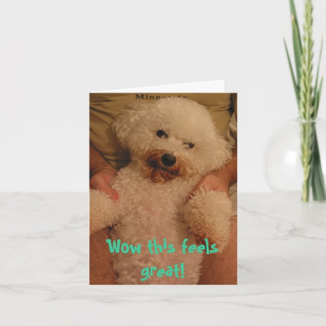 110-1042_IMG, Wow this feels great! Card (Front)