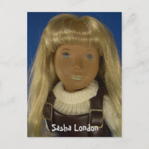 110-4 Sasha London Postkarte Postcard