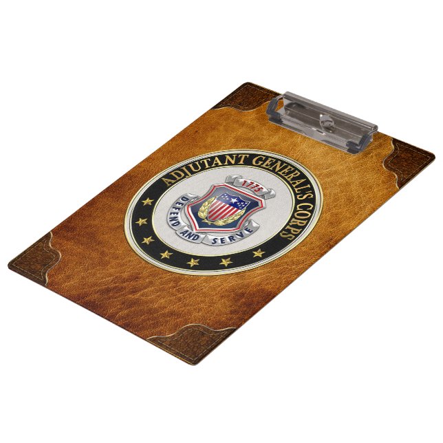 [110] AG Corps Regimental Insignia [3D] Clipboard (Angled)