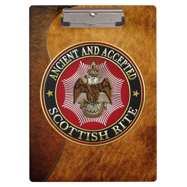 [110] Scottish Rite Double-headed Eagle Clipboard (Front)