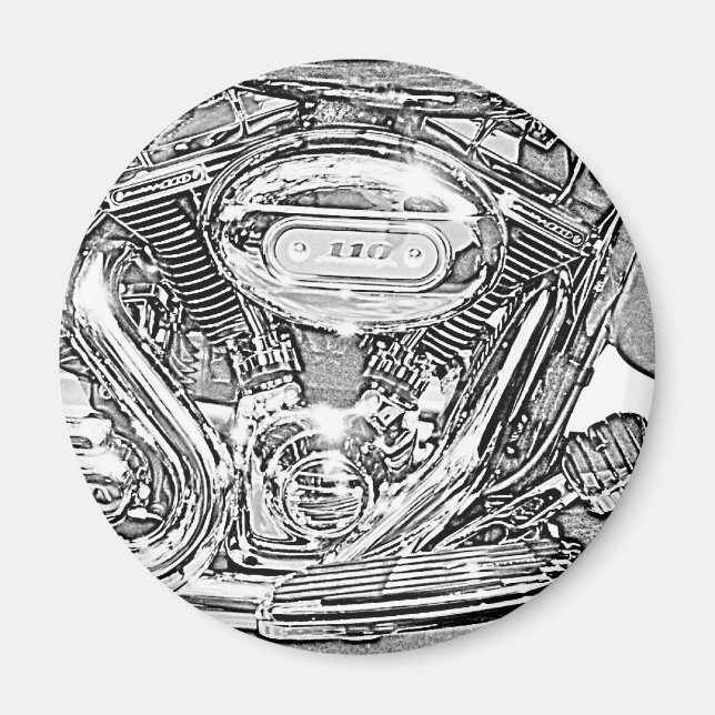 110 Screaming Eagle Magnet (Front)