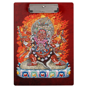 [110] Tibetan Thangka  - Wrathful Deity Hayagriva Clipboard