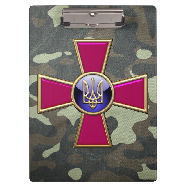 [110] Ukrainian Armed Forces Emblem Clipboard (Front)