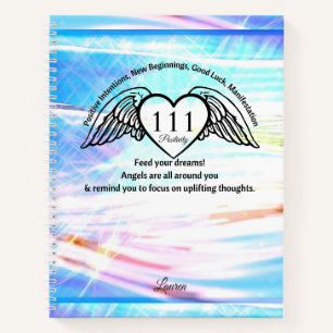 111 Angel Number Gratitude Journal   Name Book