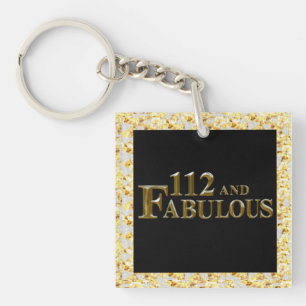 112 Birthday  Key Ring