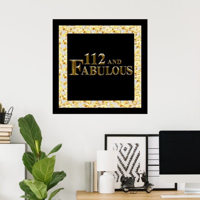 112 Birthday  Poster (Home Office)