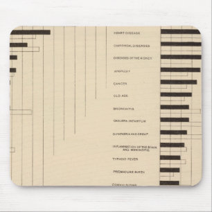 112 Death rates, causes 1900, 1890 Mouse Mat
