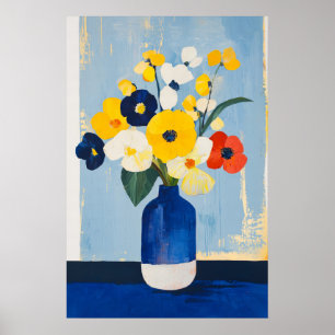 1131 Strength And Calm Of A Floral Minimalism - Hi Poster