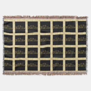 113 Birthday Throw Blanket