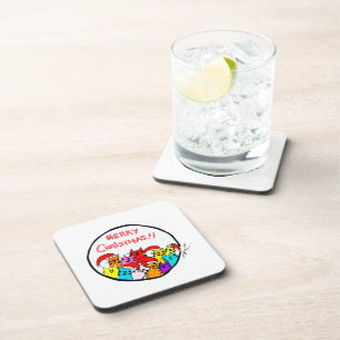 114 - Christmas Cats Coasters
