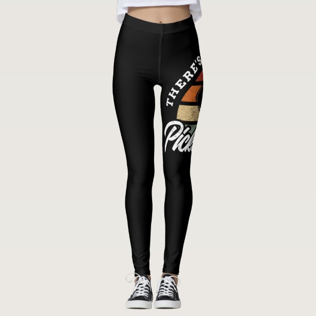 114.Theres No Sorry In Pickleball Leggings (Front)