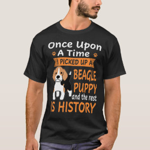 115 One Upon A Time -  Beagle Puppy T-Shirt