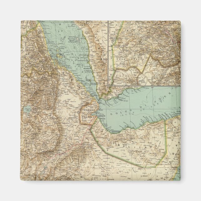 11617 Eritrea, Ethiopia, Somalia Magnet (Front)
