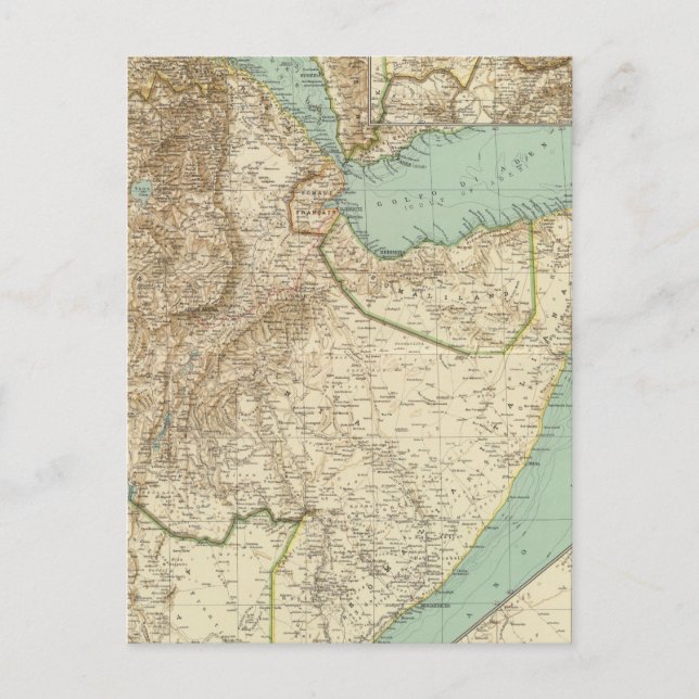 11617 Eritrea, Ethiopia, Somalia Postcard (Front)