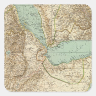 11617 Eritrea, Ethiopia, Somalia Square Sticker