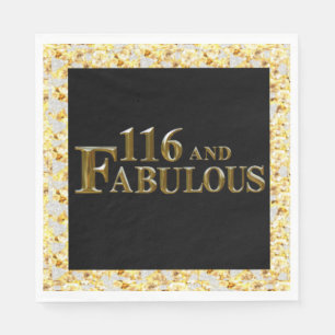 116 Birthday Napkin