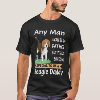 117 Any Man Beagle Daddy T-Shirt