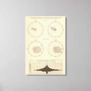 117 Deaths influenza, typhoid fever 1900, 1890 Canvas Print