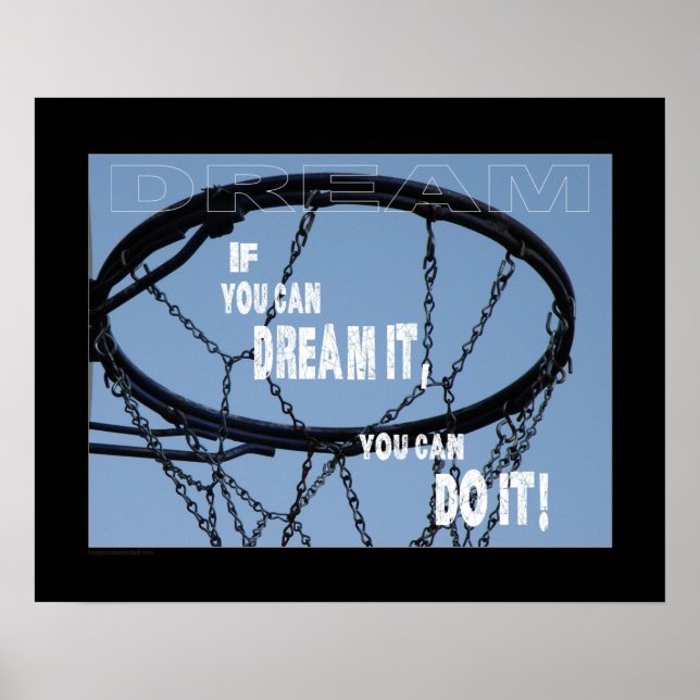 #117 (Matte) Basketball Poster (Front)