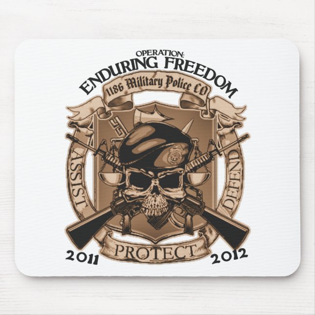 1186 MP Enduring Freedom Mouse Mat (Front)