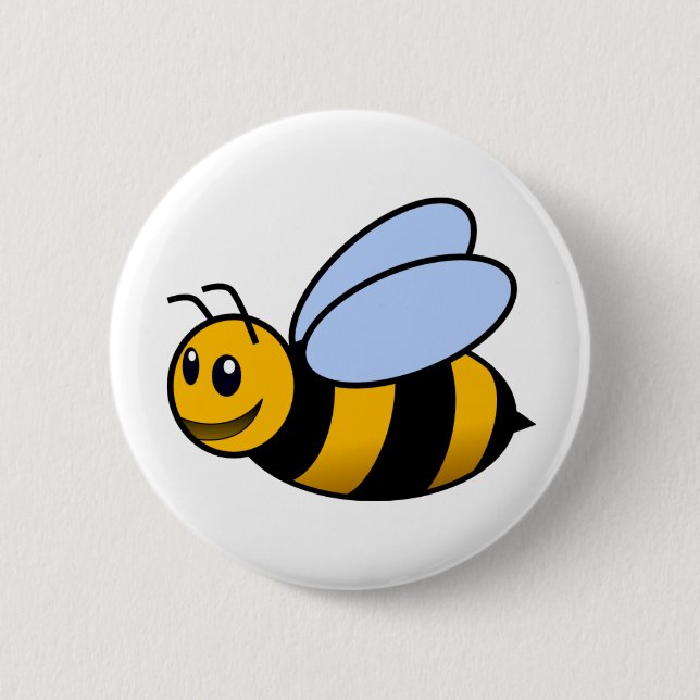 1195438926 bumblebee 6 cm round badge (Front)