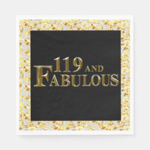 119 Birthday Napkin