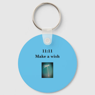 11:11 Keyring Make a wish