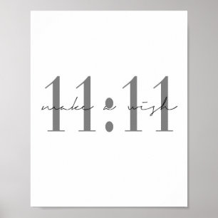 11:11 Make A Wish Poster