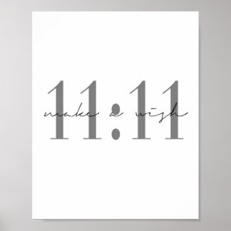 11:11 Make A Wish Poster