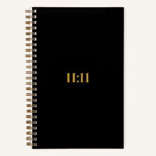 11:11 Manifesting Journal Black & Gold Gratitude