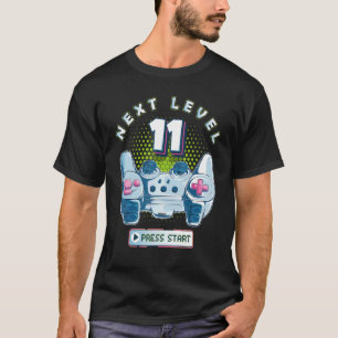 11 Birthday Gamer Next Level 11 Gaming Controller T-Shirt
