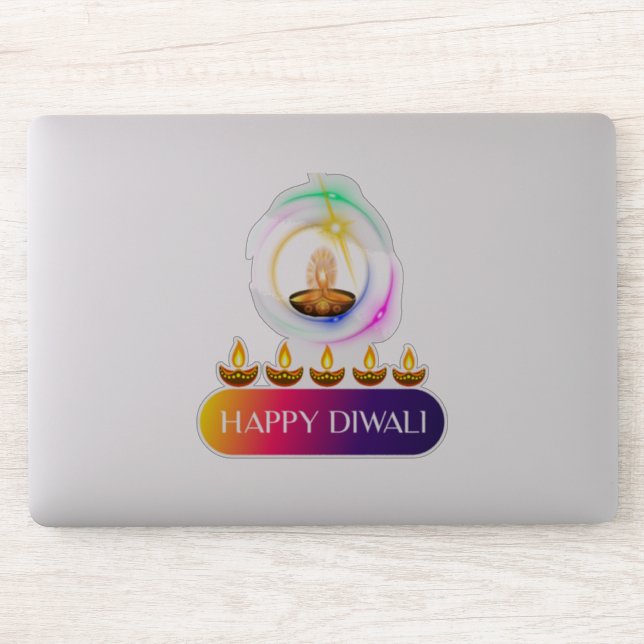 #11.Happy Diwali the festival of lights of India (Computer)