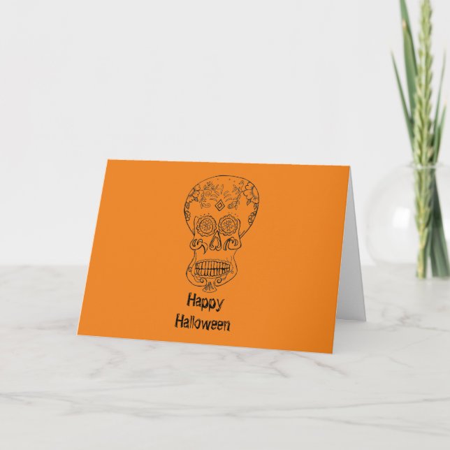 11 - Happy Halloween Greeting Card (Front)