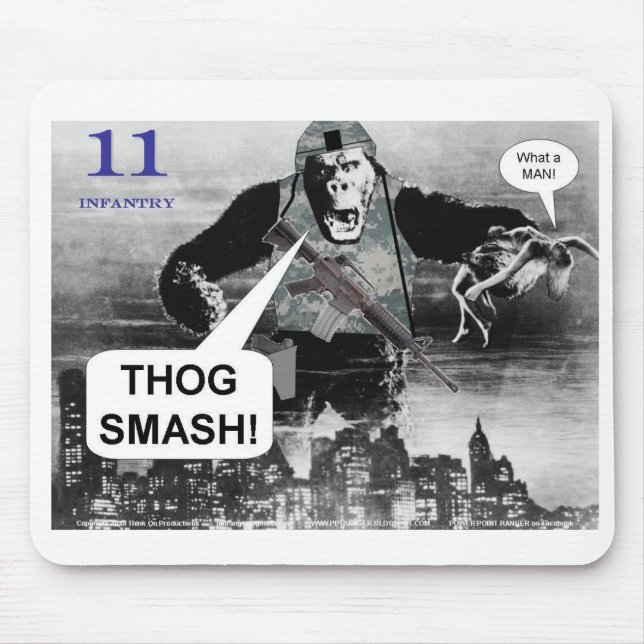 11 Infantry Mouse Mat (Front)