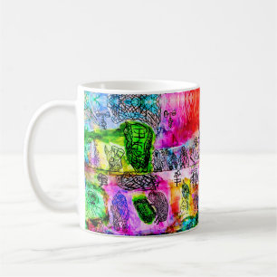11 OZ—ABSTRACT ART COFFEE MUG