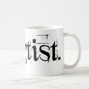 11 oz "Artist" white mug