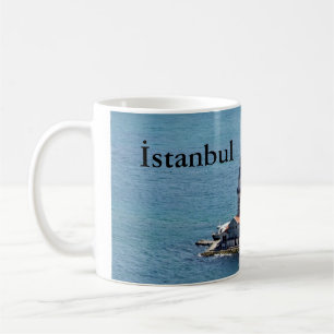 11 oz Classic White Mug: Istanbul - Maiden's Tower Coffee Mug