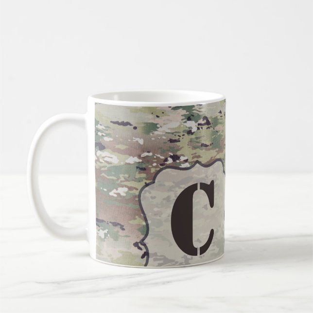 11 Oz. Coffee Mug Army OCP Camo Uniform Camoflauge (Left)